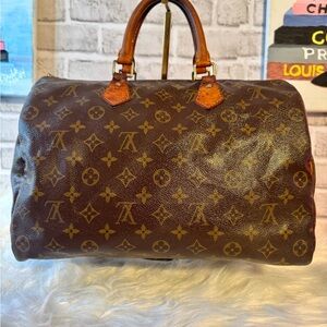 Louis Vuitton Brown Monogram Canvas Satchel